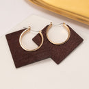 New Korean Statement Earrings for Women Brown Arcylic Geometric Dangle Drop Gold Earing Brincos 2020 Trend Fashion Jewelry Gifts