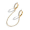 1 Pair Silvering Plated Huggies Earrings Small Round Rhinestones Hoop Earrings Women's Hot Fashion Jewelry Gifts Jewelry Gift