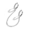 1 Pair Silvering Plated Huggies Earrings Small Round Rhinestones Hoop Earrings Women's Hot Fashion Jewelry Gifts Jewelry Gift