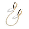 1 Pair Silvering Plated Huggies Earrings Small Round Rhinestones Hoop Earrings Women's Hot Fashion Jewelry Gifts Jewelry Gift