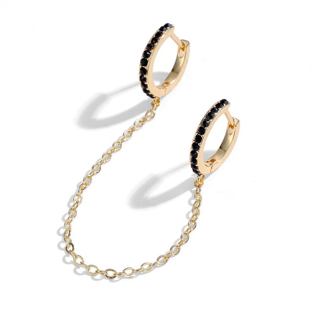 1 Pair Silvering Plated Huggies Earrings Small Round Rhinestones Hoop Earrings Women's Hot Fashion Jewelry Gifts Jewelry Gift