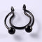 1pcs U Shaped Fake Nose Ring Lip Hoop Septum Rings Stainless Steel Nose Piercing Fake Piercing Oreja Pircing Jewelry