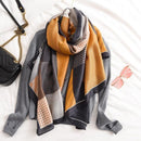 2020 New design brand women scarf fashion print cotton spring winter warm scarves hijabs lady pashmina foulard bandana plaid