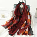 2020 New design brand women scarf fashion print cotton spring winter warm scarves hijabs lady pashmina foulard bandana plaid