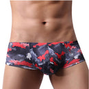Boxer Mens Underwear Men Low Waist Print Boxers Panties Sexy Breathable Boxershorts Men U Pouch Bikini Shorts Gay Underwear