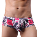 Boxer Mens Underwear Men Low Waist Print Boxers Panties Sexy Breathable Boxershorts Men U Pouch Bikini Shorts Gay Underwear
