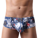 Boxer Mens Underwear Men Low Waist Print Boxers Panties Sexy Breathable Boxershorts Men U Pouch Bikini Shorts Gay Underwear