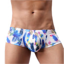 Boxer Mens Underwear Men Low Waist Print Boxers Panties Sexy Breathable Boxershorts Men U Pouch Bikini Shorts Gay Underwear