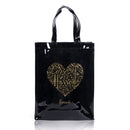 Fashion PVC Reusable Shopping Bag Women's Bag Eco Friendly London Shopper Bag Large Capacity Waterproof Handbag Shoulder Bag