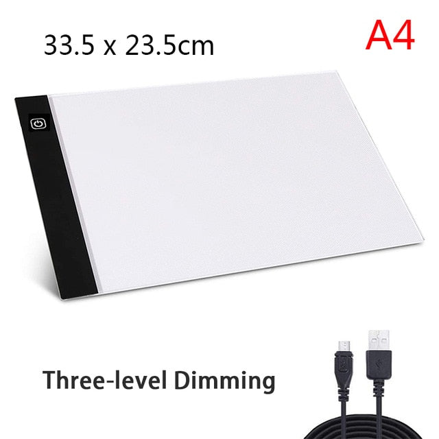 Elice A3 A4 A5 Drawing Tablet Diamond Painting board USB Art Copy Pad Writing  Sketching Wacom Tracing led light pad