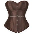 Sapubonva Overbust Corset Plus Size Sexy Corselet Corsets and Bustiers Tops Red Black Pink Purple White Gothic Lingerie Women