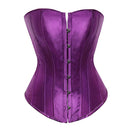 Sapubonva Overbust Corset Plus Size Sexy Corselet Corsets and Bustiers Tops Red Black Pink Purple White Gothic Lingerie Women