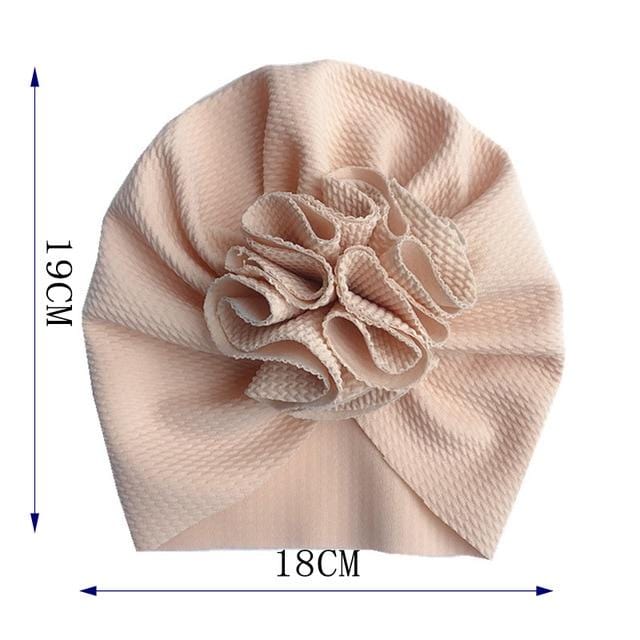Flower Baby Hat Toddler Turban 6m-18m Infant Headwraps Kids Bonnet Newborn Toddler Beanie Cap