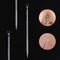 1PC 80mm Silver Blackhead Comedone Acne Pimple Blemish Extractor Remover Stainless Needles Remove Pore Cleaner Care Beauty Tools