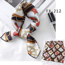 Square Silk Scarf Women Fashion Print Small Neck Scarfs Office Lady Hair Band Foulard Hand Kerchief Female Bandana Shawl 2020