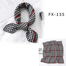 Square Silk Scarf Women Fashion Print Small Neck Scarfs Office Lady Hair Band Foulard Hand Kerchief Female Bandana Shawl 2020