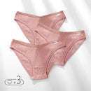FINETOO Women's Panties Cotton Underwear M-4XL Sexy V Waist Briefs Girl Low-Rise Soft Panty Women Underpants Female Lingerie New