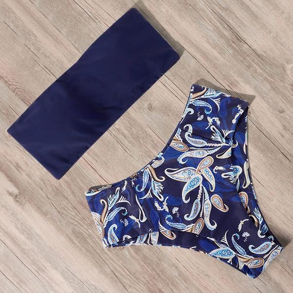 RUUHEE Bandage Bikini Swimwear Women Swimsuit High Waist Bikini Set 2021 Bathing Suit Push Up Maillot De Bain Femme Beachwear