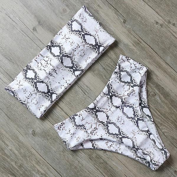 RUUHEE Bandage Bikini Swimwear Women Swimsuit High Waist Bikini Set 2021 Bathing Suit Push Up Maillot De Bain Femme Beachwear