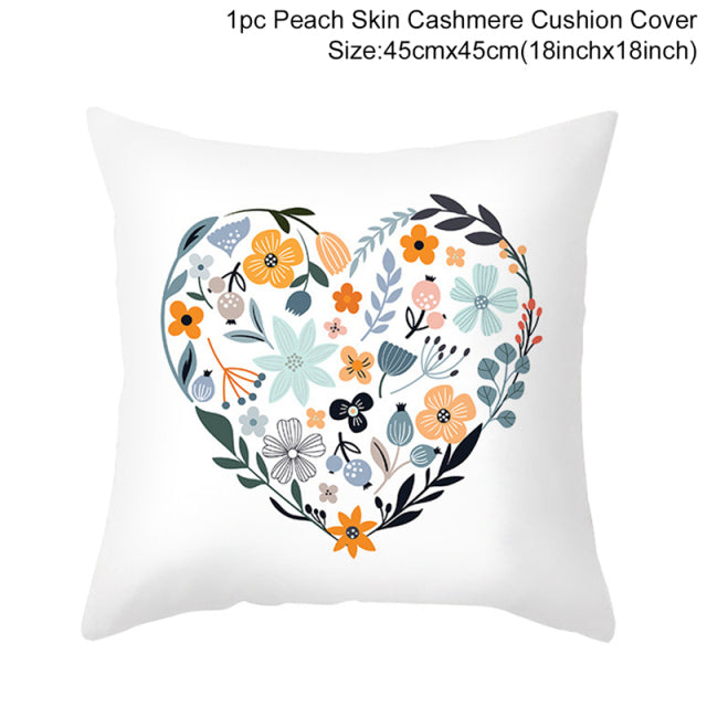 New Style Geometric Yellow Pillowcase Decorative Cushion For Sofa DIY Printed Pillow Chair Car Cushion Christmas Home Decoration