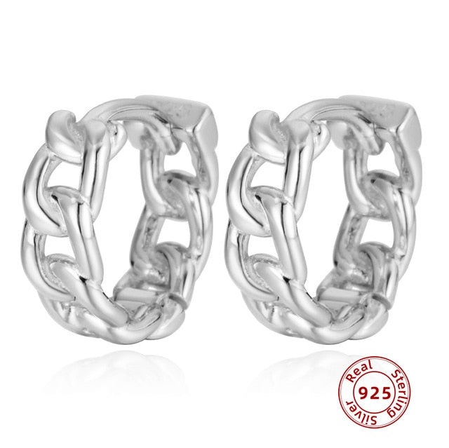 925 Sterling Silver Earrings Gold Color cross Moon Star CZ Zircon Small Circle Huggie Hoop Earrings For Women Fine jewelry