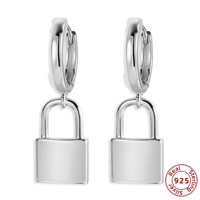 925 Sterling Silver Earrings Gold Color cross Moon Star CZ Zircon Small Circle Huggie Hoop Earrings For Women Fine jewelry