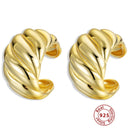 925 Sterling Silver Earrings Gold Color cross Moon Star CZ Zircon Small Circle Huggie Hoop Earrings For Women Fine jewelry