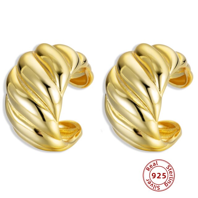 925 Sterling Silver Earrings Gold Color cross Moon Star CZ Zircon Small Circle Huggie Hoop Earrings For Women Fine jewelry