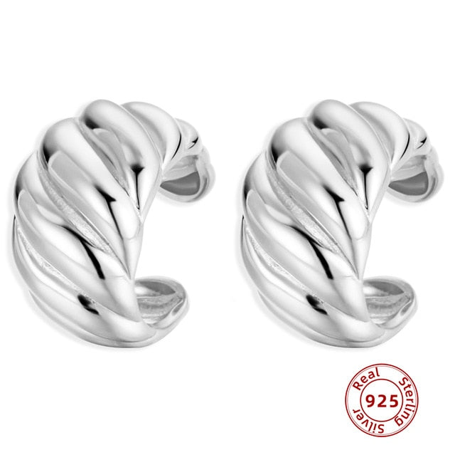 925 Sterling Silver Earrings Gold Color cross Moon Star CZ Zircon Small Circle Huggie Hoop Earrings For Women Fine jewelry