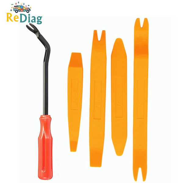 Auto Door Clip Panel Trim Removal Tool Kits Navigation Disassembly Seesaw Car Interior Plastic Seesaw Conversion Tool 4/10 Sets