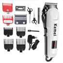 Kemei Electric Hair Clipper Hair cut maching Wireless Trimmer men Professional clipper machine rechargeable hair cut barber 5