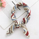 Women Small Satin Silk Scarf Square Print Wrap Foulard Femme Handkerchief Bandana Neck Hair Skinny Tie Scarves Shawls