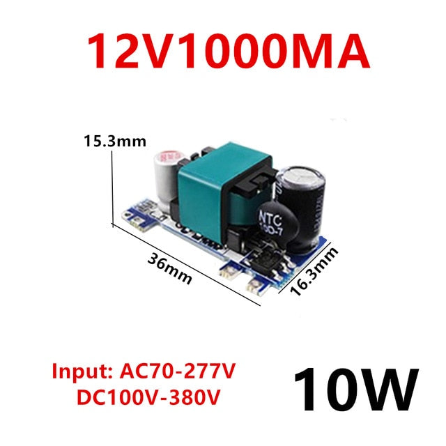 AC-DC 5V 700mA 12V 450mA 9V 500mA 3.5W Precision Buck Converter AC 220V to 5V DC step down Transformer power supply module