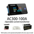AC 50-300V Voltmeter Ammeter KWS Power Energy Meter LED Digital AC Wattmeter Electric Meter with Reset Function 0-100A