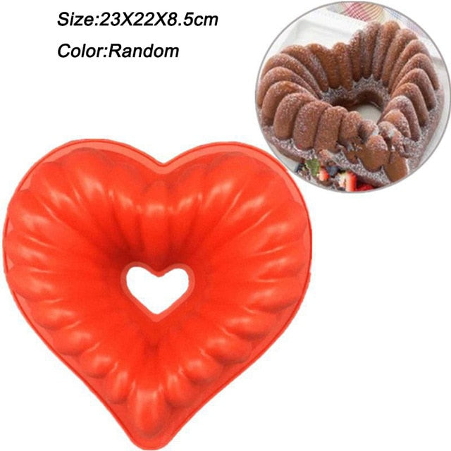 Silicone Cake Molds Flower Crown Shape  Baking  mold kitchen Tool 3D Bread Pastry Mold Pizza Pan DIY Birthday Wedding Party