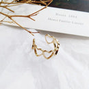 Punk Cool Hip Pop Rings Multi-layer Adjustable Chain Four Open Finger Rings Alloy man Rotate Rings for Women Party Gift