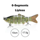 TREHOOK 10cm/12.5cm Pike Wobblers for Fishing Artificial Bait Hard Multi Jointed Swimbait Crankbait Lifelike Fishing Lure Tackle