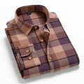 2021 Spring Autumn Plaid Shirt Men Cotton New Male Casual Long Sleeve Shirt  High Quality  Man Clothes
