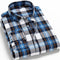 2021 Spring Autumn Plaid Shirt Men Cotton New Male Casual Long Sleeve Shirt  High Quality  Man Clothes