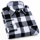 2021 Spring Autumn Plaid Shirt Men Cotton New Male Casual Long Sleeve Shirt  High Quality  Man Clothes