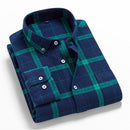 2021 Spring Autumn Plaid Shirt Men Cotton New Male Casual Long Sleeve Shirt  High Quality  Man Clothes
