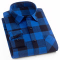 2021 Spring Autumn Plaid Shirt Men Cotton New Male Casual Long Sleeve Shirt  High Quality  Man Clothes