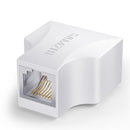 SAMZHE Ethernet Adapter Lan Cable Extender Splitter for Internet Connection Cat5 RJ45 Splitter Coupler Contact Modular Plug
