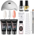 ROSALIND Poly Nail Gel Extension Nail Kit All For Manicure Gel Set Acrylic Solution Water Builder Gel Polish For Nail Art Design
