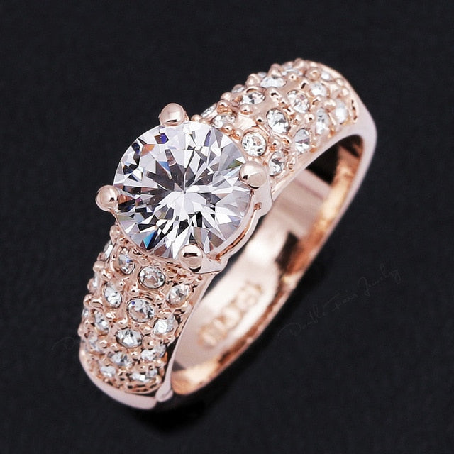 CC Trendy Jewelry S925 Rings For Women Cubic Zirconia Charms Bridal Wedding Engagement White Gold Color Ring Drop Shipping