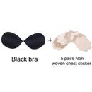 Sexy Sujetador Women's bra Invisible Push Up Bra Self-Adhesive Silicone Seamless Front Closure Sticky Backless Strapless Bra