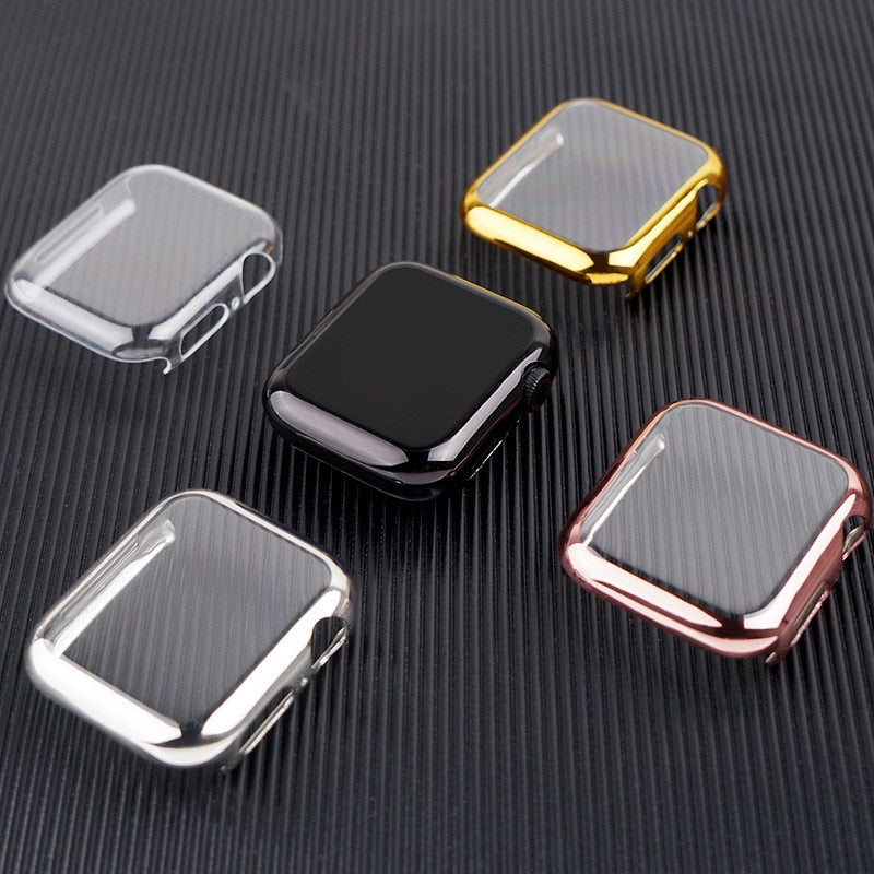 Cover For apple Watch case 44mm/40mm iwatch case 42mm/38mm screen protector bumper accessories for apple watch series 6 5 4 3 SE