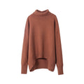 Toppies Winter Woman Sweater Turtleneck Oversize Pullovers Jumper Female knitted tops irregular hem Korean Clothing