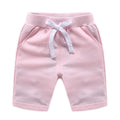 Children Summer Shorts Cotton Solid Elastic Waist Shorts For Boys Girls Fashion Sports Pants Toddler Panties Kids Beach Clothing