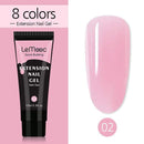 Lemooc  UV Gel Kit 15ml Quick Building  UV Gel Nail Polish For Nail Extensions Acrylic Gel Polish Nail Art Set